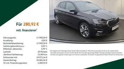 Używany Skoda Fabia Style 110 KM (80 kW) 2021 Czarny Hatchback