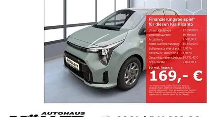 Neu Kia Picanto Vision 68 PS (50 kW) 2025 Gruen Kleinwagen