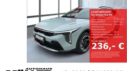 Neu Kia K4 Spirit 150 PS (110 kW) 2026 Morgenbrise Kombi
