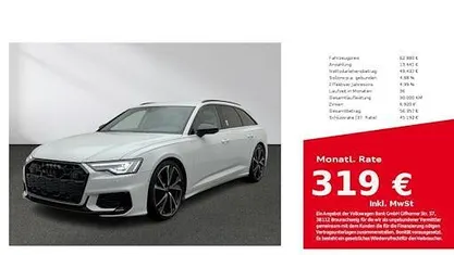 Gletscherweiß metallic Gebraucht 2024 Audi S6 Ambiente Kombi | 62.880 € (Fairer Preis)