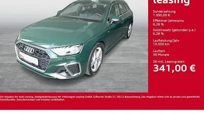 Gebraucht Audi A4 S-Line 204 PS (150 kW) 2022 Grün Kombi