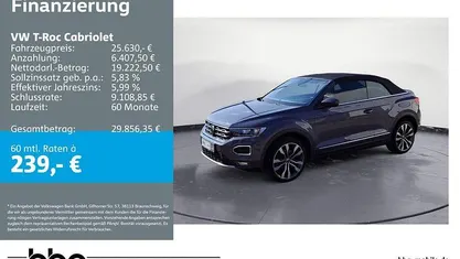 Gebraucht VW T-Roc Cabriolet Style 150 PS (110 kW) 2020 Cabrio