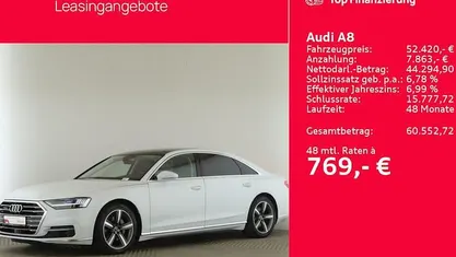 Gebraucht Audi A8L Comfort 286 PS (210 kW) 2021 Limousine