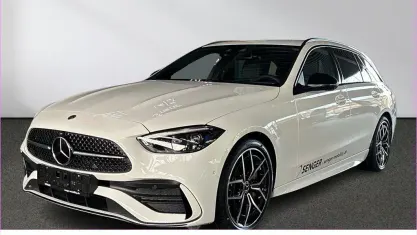 Gebraucht Mercedes C220 AMG 197 PS (144 kW) 2026 Unilack polarweiß Limousine