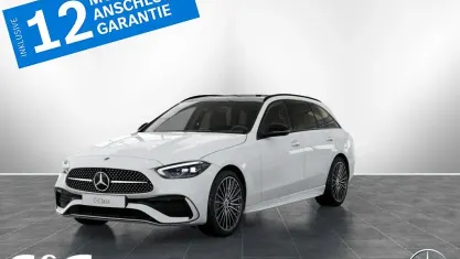 Gebraucht Mercedes C200 AMG 163 PS (119 kW) 2025 Unilack polarweiß Kombi