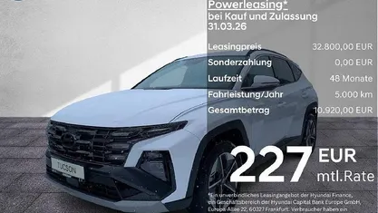 Neu Hyundai Tucson Trend 150 PS (110 kW) 2025 Weiß SUV