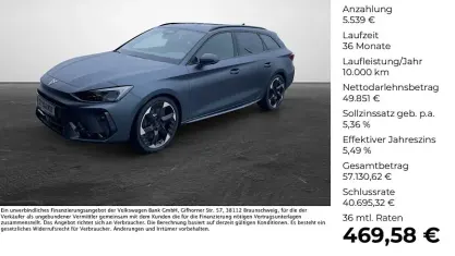 Ny Cupra Leon VZ 333 HK (244 kW) 2026 Grå Stationcar