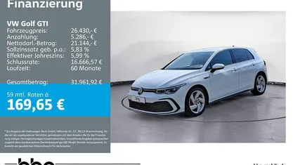 Usata VW Golf VIII GTI 245 CV (180 kW) 2023 Bianco Berlina