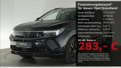 Gebraucht Opel Grandland X 131 PS (96 kW) 2024 Schwarz SUV