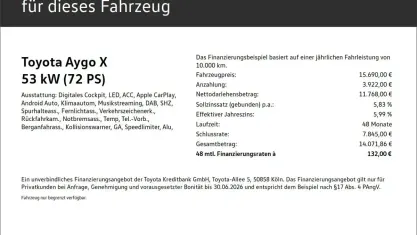 Gebraucht Toyota Aygo X 72 PS (52 kW) 2025 Celestite grey metallic SUV