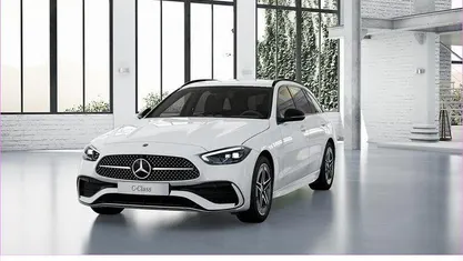 Gebraucht Mercedes C180 AMG 170 PS (125 kW) 2025 Unilack polarweiß Kombi