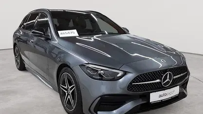Gebraucht Mercedes C220 AMG line 200 PS (147 kW) 2022 Selenitgrau metallic Kombi