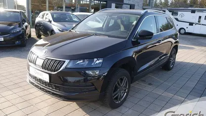Gebraucht Skoda Karoq Style 150 PS (110 kW) 2018 Black magic pearlescent (metallic) SUV