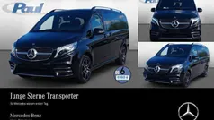 Schwarz obsidianschwarz metall Gebraucht 2021 Mercedes V250 AMG Van / Kleinbus | 55.900 € (Fairer Preis)