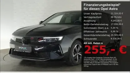 Gebraucht Opel Astra 131 PS (96 kW) 2024 Karbon schwarz Kleinwagen