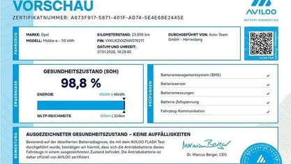 Schwarz Gebraucht 2022 Opel Mokka-e Edition SUV | 18.270 € (Fairer Preis)