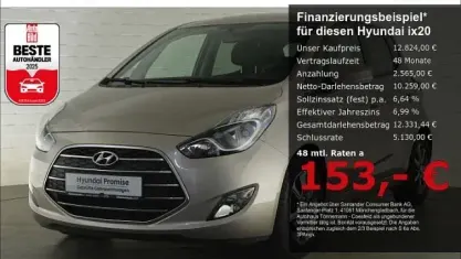 Gebraucht Hyundai i20 Space Plus 125 PS (91 kW) 2019 White sand Kleinwagen