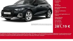 Grau Gebraucht 2024 Audi A3 Sportback Ambiente Limousine | 35.560 € (Fairer Preis)