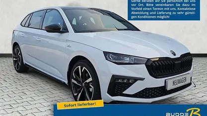 Neu Skoda Scala Monte Carlo 150 PS (110 kW) 2026 Moonweiß metallic Kleinwagen