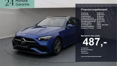 Metalliclack spektralblau Gebraucht 2023 Mercedes C300 AMG Kombi | 41.540 € (Fairer Preis)