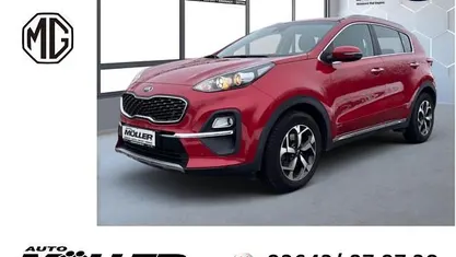 Gebraucht Kia Sportage Vision 136 PS (100 kW) 2021 Rot SUV