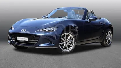 Deep crystal blue (blau) Gebraucht 2025 Mazda MX5 Exclusive-Line Cabrio | 29.444 € (Fairer Preis)