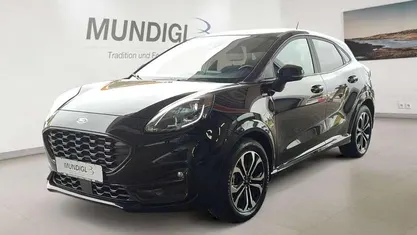 Obsidianschwarz metallic Gebraucht 2022 Ford Puma ST-Line SUV | 21.360 € (Fairer Preis)