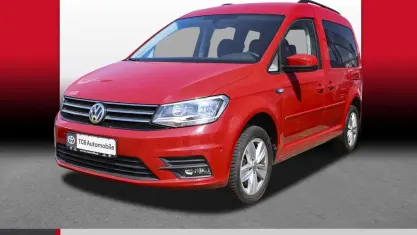 Gebraucht VW Caddy Comfortline 125 PS (91 kW) 2017 Kirschrot, kirschrot Van / Kleinbus