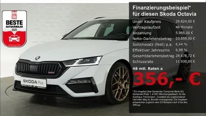 Moon weiß Gebraucht 2021 Skoda Octavia RS Kombi | 29.824 € (Fairer Preis)