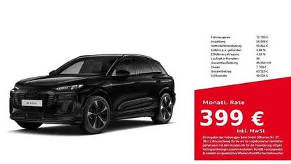 Gebraucht Audi Q6 e-tron S-Line 225 kW (306 PS) 2025 Schwarz SUV