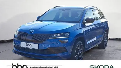 Raceblau metallic Gebraucht 2021 Skoda Karoq SportLine SUV | 25.920 € (Fairer Preis)