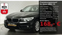 Schwarz Gebraucht 2017 BMW 116 Advantage Kleinwagen | 12.924 € (Fairer Preis)