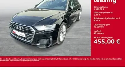 Używany Audi A6 Ambiente 299 KM (219 kW) 2023 Czarny Kombi