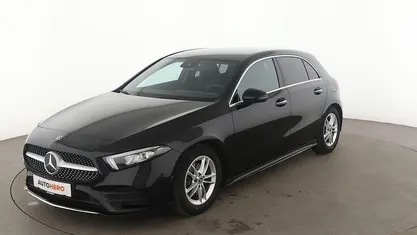 Schwarz Gebraucht 2020 Mercedes A180 AMG line Limousine | 22.220 € (Fairer Preis)