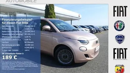 Usata Fiat 500e Icon 86 kW (118 CV) 2022 Oro Berlina