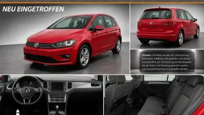 Occasion VW Golf Sportsvan Pro 110 PK (80 kW) 2015 Rood MPV