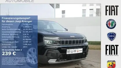 Brugt Jeep Avenger Altitude 101 HK (74 kW) 2024 Sort SUV