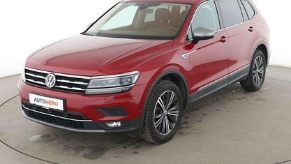Gebraucht VW Tiguan Allspace Highline 150 PS (110 kW) 2019 Rot SUV