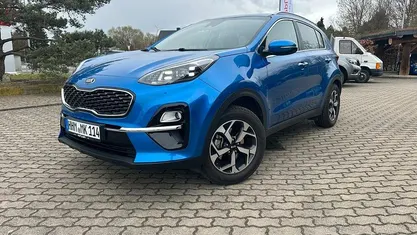 Gebraucht Kia Sportage DREAM-TEAM Edition 132 PS (97 kW) 2019 Blau SUV