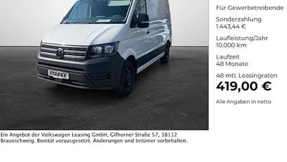 Nuova VW Crafter 140 CV (102 kW) 2026 Bianco Furgone
