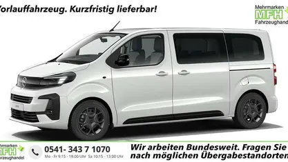 Schnee weiß Neu 2025 Opel Zafira Edition Van / Kleinbus | 39.284 € (Fairer Preis)