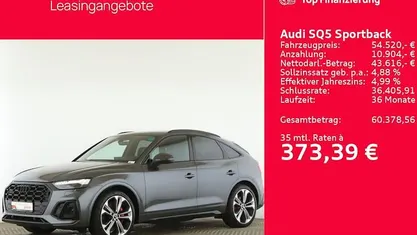 Daytonagrau perleffekt Gebraucht 2022 Audi SQ5 Sportback Ambiente SUV | 54.520 € (Fairer Preis)