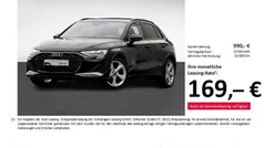 Schwarz Gebraucht 2024 Audi A3 Sportback Advanced Limousine | 31.265 € (Fairer Preis)