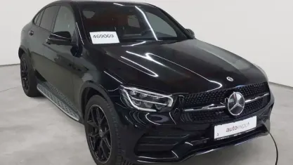 Gebraucht Mercedes GLC220 AMG line Plus 194 PS (142 kW) 2023 Obsidianschwarz metallic Coupé