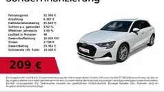 Gletscherweiß Gebraucht 2024 Audi A3 Advanced Plus Limousine | 31.990 € (Fairer Preis)