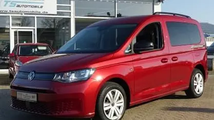Gebraucht VW Caddy 122 PS (89 kW) 2021 Rot Van / Kleinbus