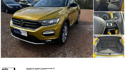 Gebraucht VW T-Roc Style 150 PS (110 kW) 2018 Curcuma yellow metallic SUV