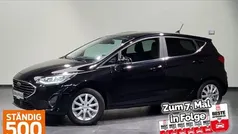 Schwarz, agate black metallic Gebraucht 2022 Ford Fiesta Titanium Kleinwagen | 12.990 € (Fairer Preis)