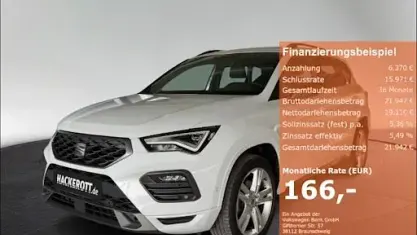 Gebraucht Seat Ateca FR 150 PS (110 kW) 2023 Weiss SUV
