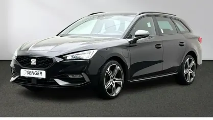 Gebraucht Seat Leon FR 204 PS (150 kW) 2022 Midnight schwarz metallic Kombi